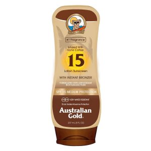 Australian Gold 15 Lotion Sunscreen With Instant Bronzer 237ml kuva