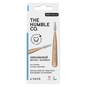 The Humble Co Bamboo Interdental Brush Size 3 6 kpl – Blue kuva