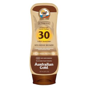 Australian Gold 30 Lotion Sunscreen With Instant Bronzer 237ml kuva