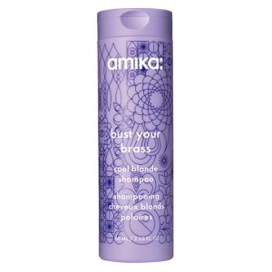 Amika Bust Your Brass Cool Blonde Shampoo 60ml kuva
