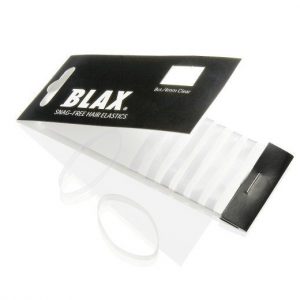 Blax Snag-Free Hair Elastics 4 mm 8pcs – Clear kuva