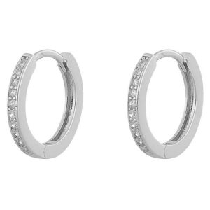 Snö Of Sweden Camille Ring Earring ─ Silver/Clear kuva