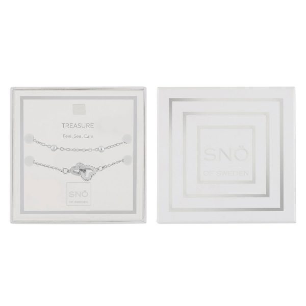 Snö Of Sweden Valentine Treasure Bracelet Set – Silver/Clear kuva