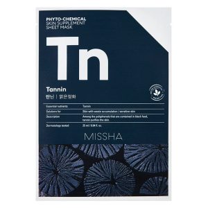 Missha Phytochemical Skin Supplement Sheet Mask Tannin 25ml kuva