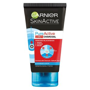Garnier PureActive 3-In-1 Charcoal 150ml kuva