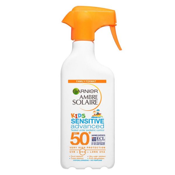 Garnier Ambre Solaire Kids Moisturising Spray Swim SPF50 300ml kuva
