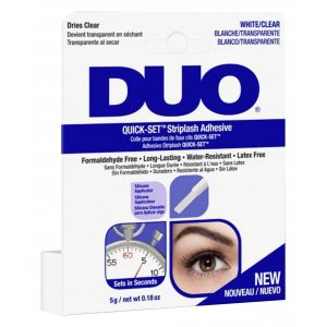 Duo Quick Set Striplash Adhesive Brush Clear 5 g kuva