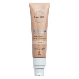 Lumene Stay Weightless Foundation SPF30 30ml ─ 1 Light kuva