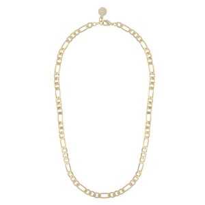 Snö Of Sweden Anchor Chain Necklace 42 cm ─ Plain Gold kuva