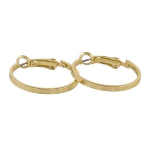 Snö Of Sweden Moe Ring Earring - Plain Gold 25 mm kuva