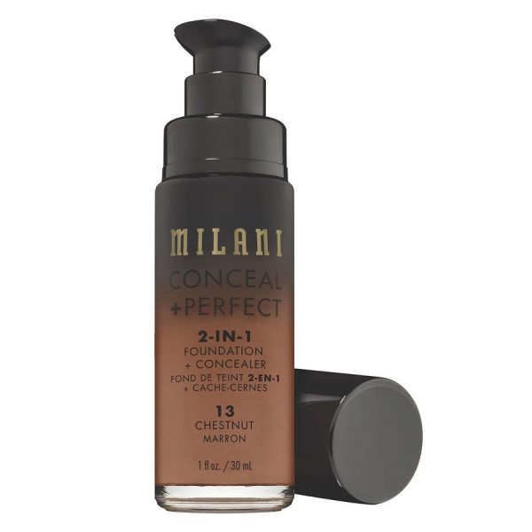 Milani Conceal + Perfect 2-In-1 Foundation + Concealer 30ml – 13 Chestnut kuva