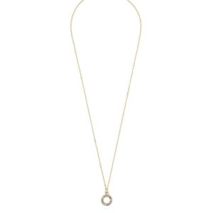 Snö Of Sweden Lindsey Small Pendant Necklace 42 cm ─ Gold/Pink Mix kuva