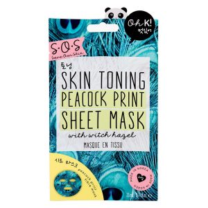 Oh K! SOS Skin Toning Peacock Print Sheet Mask 23ml kuva