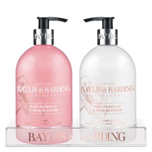Baylis & Harding Pink Magnolia & Pear Blossom 2 Bottle Lahjapakkaus kuva