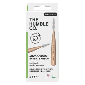The Humble Co Bamboo Interdental Brush Size 5 6 kpl – Green kuva