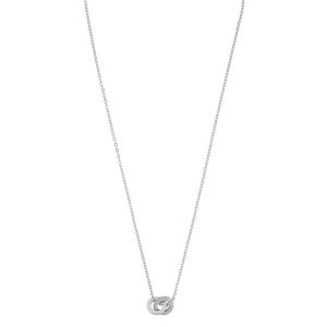 Snö Of Sweden Connected Pendant Necklace 42 cm – Silver/Clear kuva