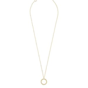 Snö Of Sweden Point Pendant Necklace 42 cm ─ Plain Gold kuva