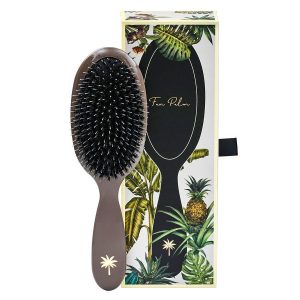 Fan Palm Boar & Nylon Brush Medium – Mink kuva