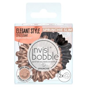 Invisibobble Sprunchie Slim True Golden 2 kpl kuva