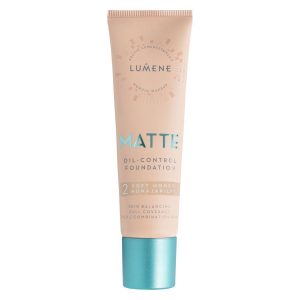 Lumene Matte Oil-Control Foundation 30ml - 2 Soft Honey kuva