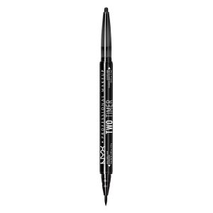 NYX Professional Makeup Two Timer Dual Ended Eyeliner Jet Black 1g kuva