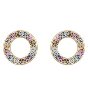 Snö Of Sweden Lindsey Small Earring ─ Gold/Pink Mix kuva