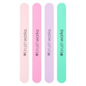 Brushworks Pastel Coloured Nail Files 4 kpl kuva
