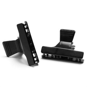 Hair Accessories Duck Clips Small 12 kpl – Black kuva