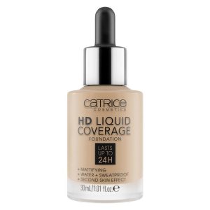 Catrice HD Liquid Coverage Foundation 30ml – Warm Beige 040 kuva