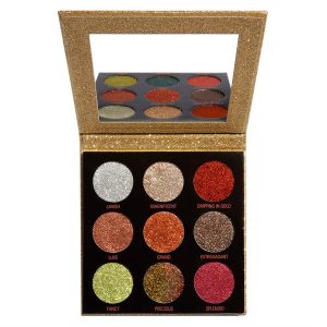 Makeup Revolution Pressed Glitter Palette – Midas Touch  1