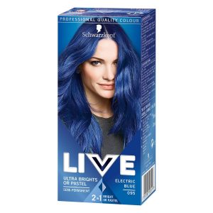 Schwarzkopf Live Ultra Bright – 95 Electric Blue kuva