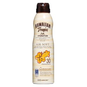 Hawaiian Tropic Air Soft Dry Oil Continuous Spray SPF 30 177ml kuva