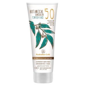 Australian Gold SPF50 Botanical Tinted Face Dark 89ml kuva