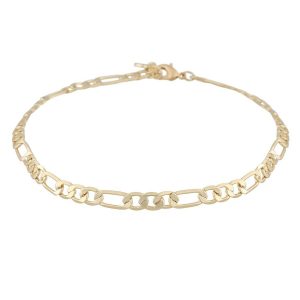 Snö Of Sweden Anchor Smal Chain Bracelet ─ Plain Gold kuva
