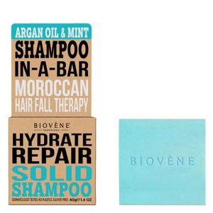 Biovène Hair Care Shampoo Bar Hydrate Repair Argan Oil & Mint 40 g kuva
