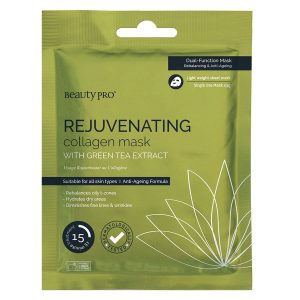 BeautyPro Rejuvenating Collagen Sheet Mask With Green Tea Extract 23 g kuva