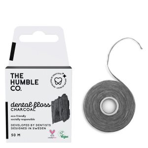 The Humble Co Dental Floss 50 m – Charcoal kuva