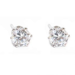 Snö Of Sweden Lady Small Earring Clear 6mm kuva