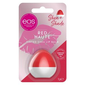 EOS Red Haute Tinted Shea Lip Balm – Warm Red 7 g kuva