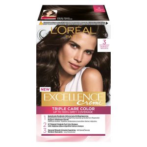 L'Oréal Paris Excellence Creme - 3 Dark Brown kuva