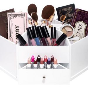 Shelas Puinen Meikkijärjestelijä - Valkoinen kuva