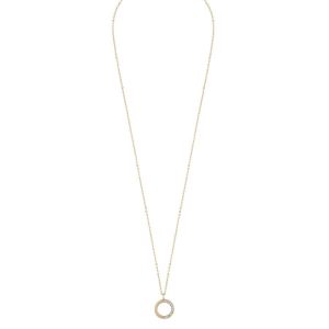 Snö Of Sweden Portal Pendant Necklace 42 cm – Gold/Clear kuva