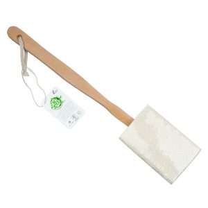 So Eco Flat Loofah With Wooden Handle kuva