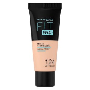 Maybelline Fit Me Matte + Poreless Foundation 124 30ml kuva