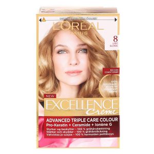 L'Oréal Paris Excellence Creme - 8 Light Blonde kuva