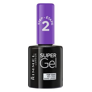 Rimmel London Super Gel Top Coat 12ml ─ Transparent kuva