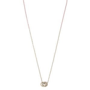 Snö Of Sweden Connected Pendant Necklace 42 cm – Gold/Clear kuva