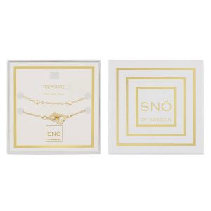 Snö Of Sweden Valentine Treasure Bracelet Set – Gold/Clear kuva