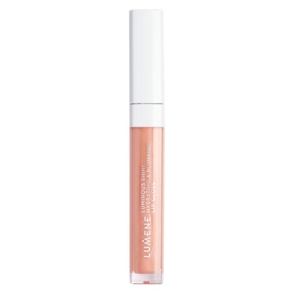 Lumene Luminous Shine Hydrating & Plumping Lip Gloss 5ml – 12 Nude Peach kuva