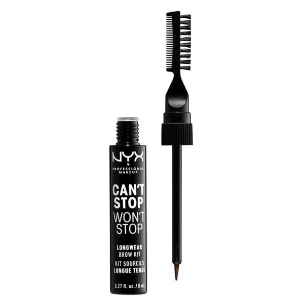 NYX Professional Makeup Can't Stop Won't Stop Longwear Brow Ink Kit 8ml - Espresso kuva